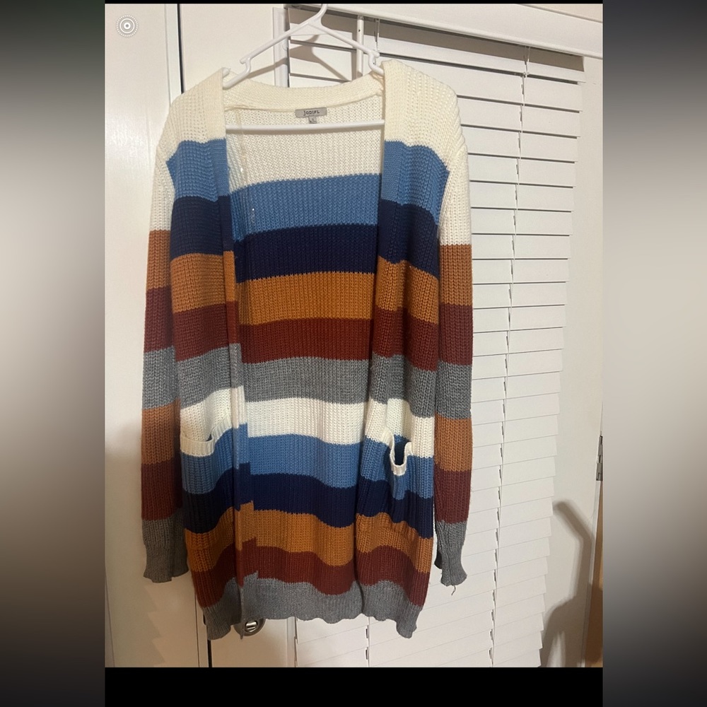Women’s striped cardigan